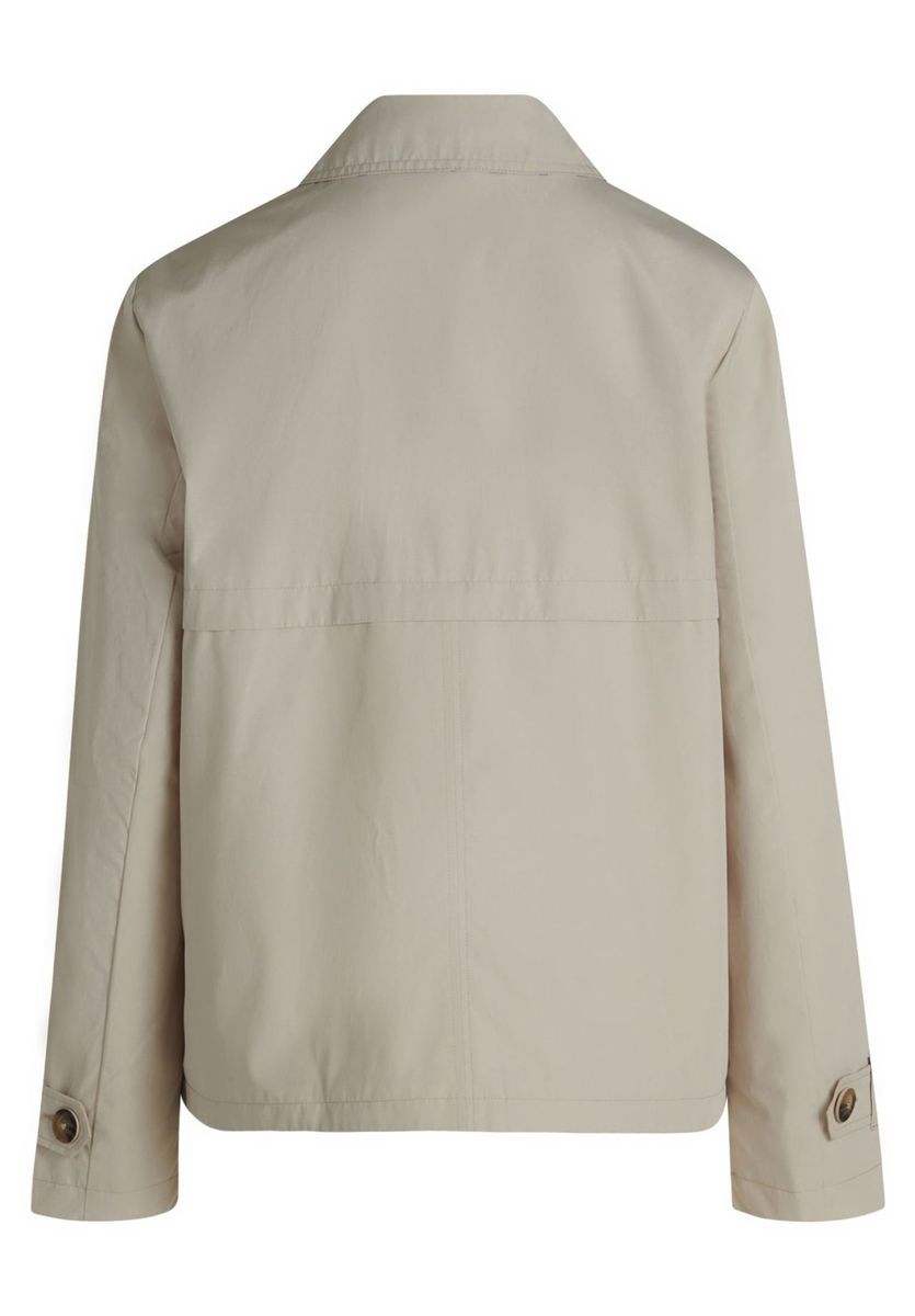 Doppelreihiger lässiger kurzer Trenchcoat