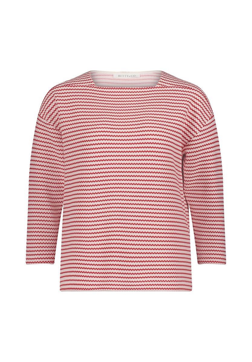 BETTY & CO Sweatshirt, U-Boot-Ausschnitt, für Damen, rot, 38