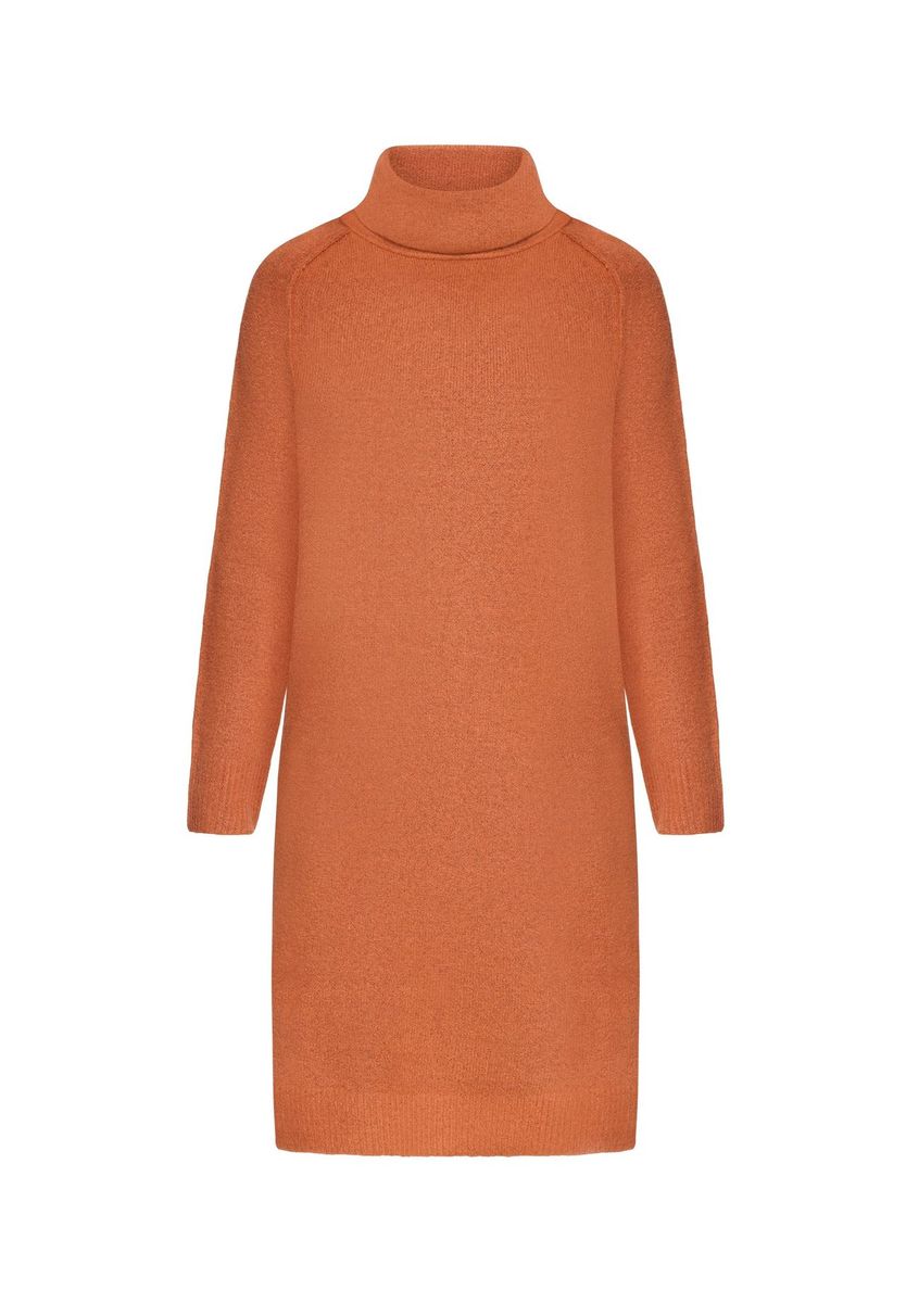 Lässiges Strickkleid mit Rollkragen