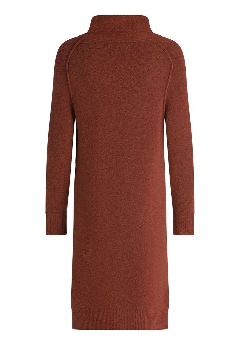 Lässiges Strickkleid mit Rollkragen