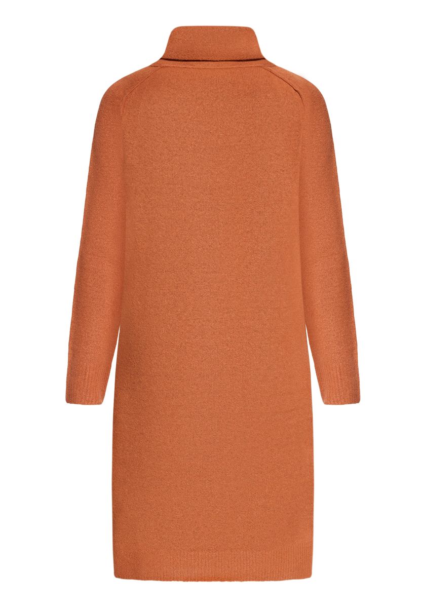 Lässiges Strickkleid mit Rollkragen