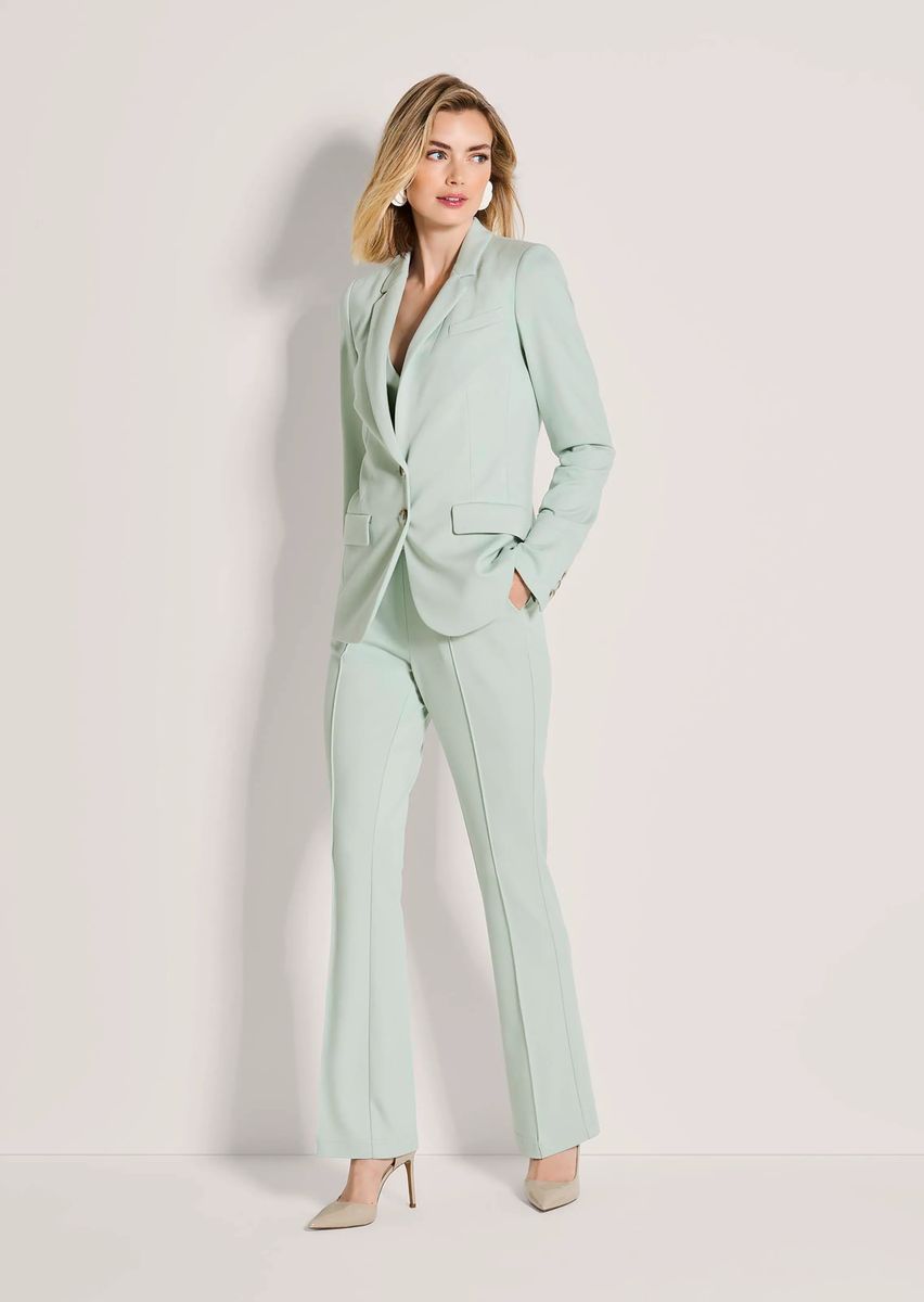 Eleganter Longline-Jersey-Blazer