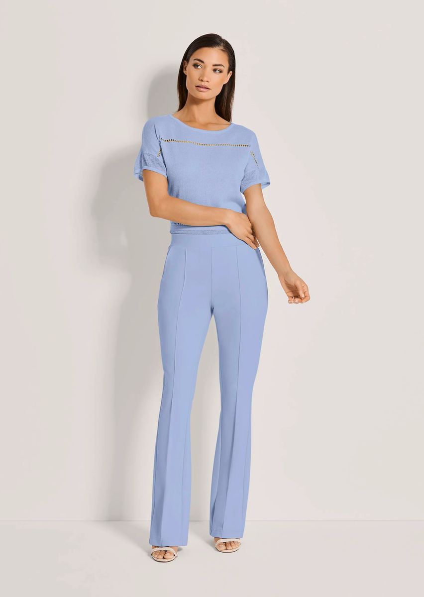 Elegante Jersey Bootcut-Hose zum Schlüpfen