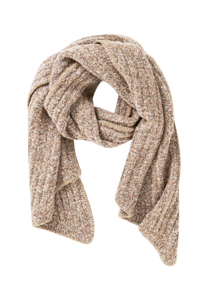 Neutraler Melange Strickschal Unisex