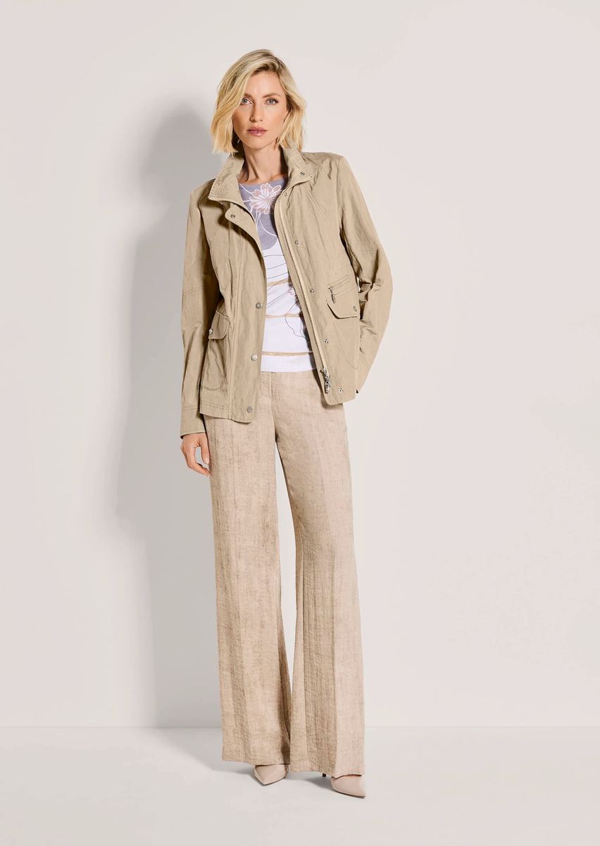 Leichte Utility-Jacke aus Baumwollmix