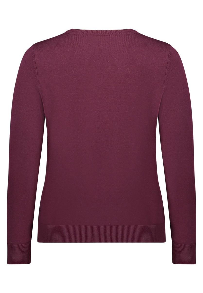 Klassischer Strickpullover mit Rundhalsausschnitt