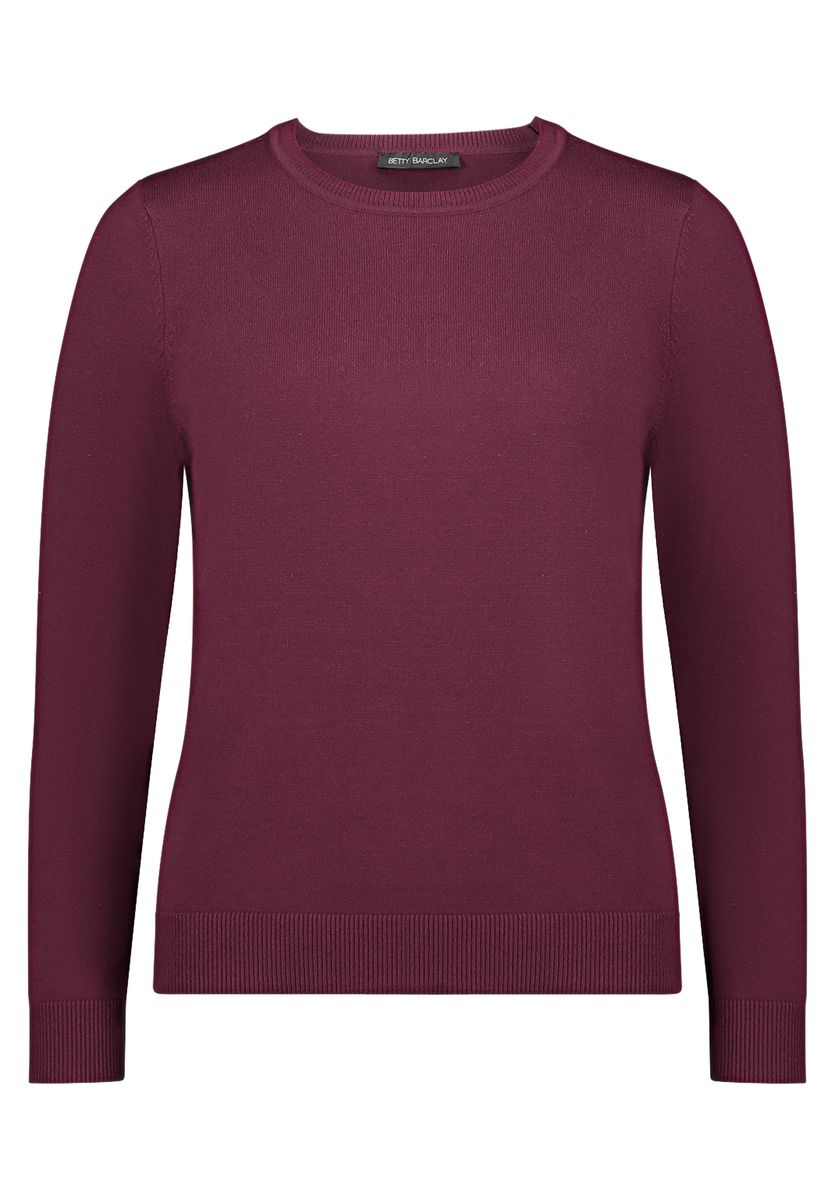 Klassischer Strickpullover mit Rundhalsausschnitt
