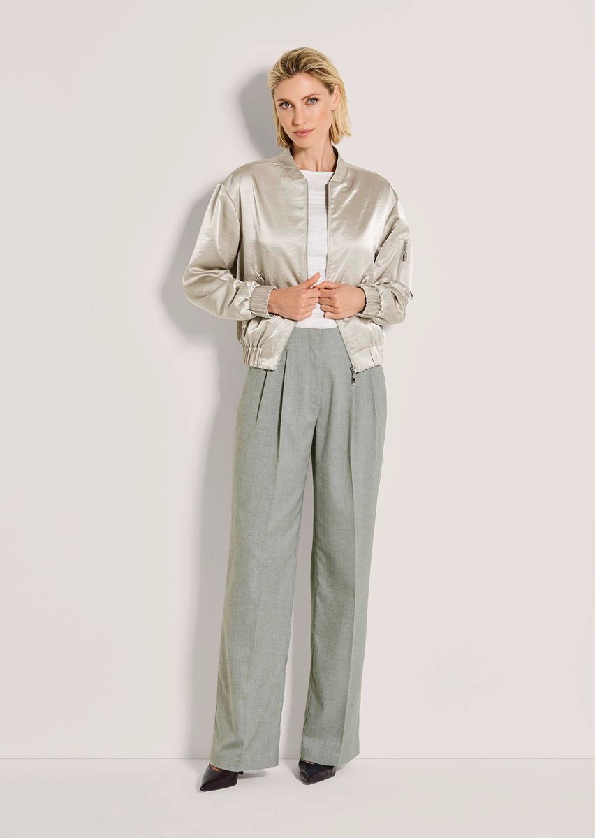 Schimmernder Satin-Blouson