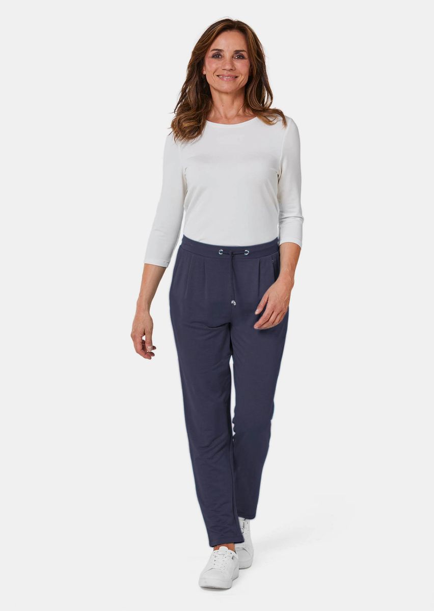 Bequeme Schlupfhose mit Bundfalte