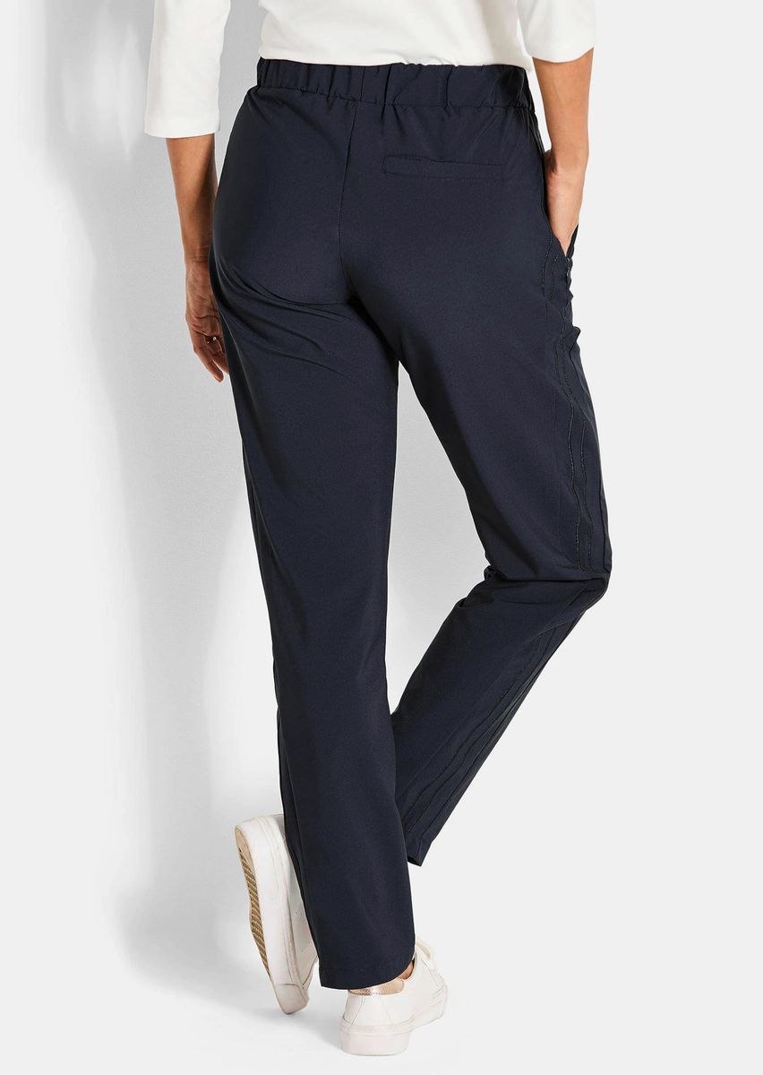 Schnelltrocknende Freizeithose mit schmalem Bein