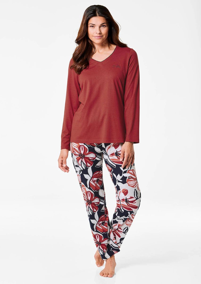 Pyjama-Set mit Blumenmuster