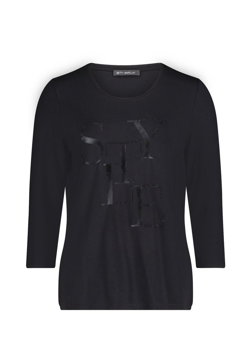 Elegantes Basic Shirt mit Dreiviertelärmeln