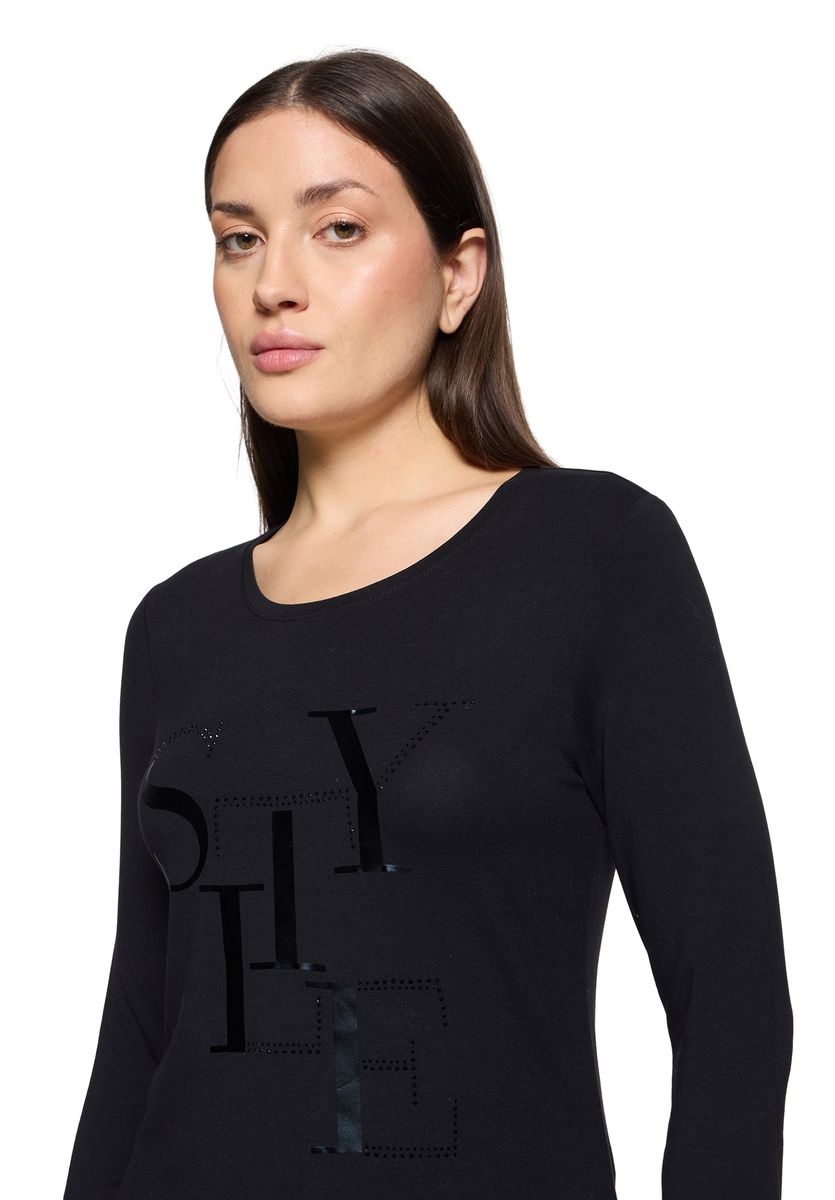 Elegantes Basic Shirt mit Dreiviertelärmeln