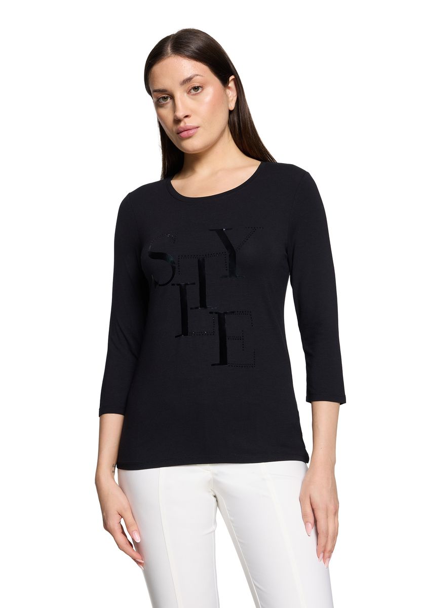 Elegantes Basic Shirt mit Dreiviertelärmeln