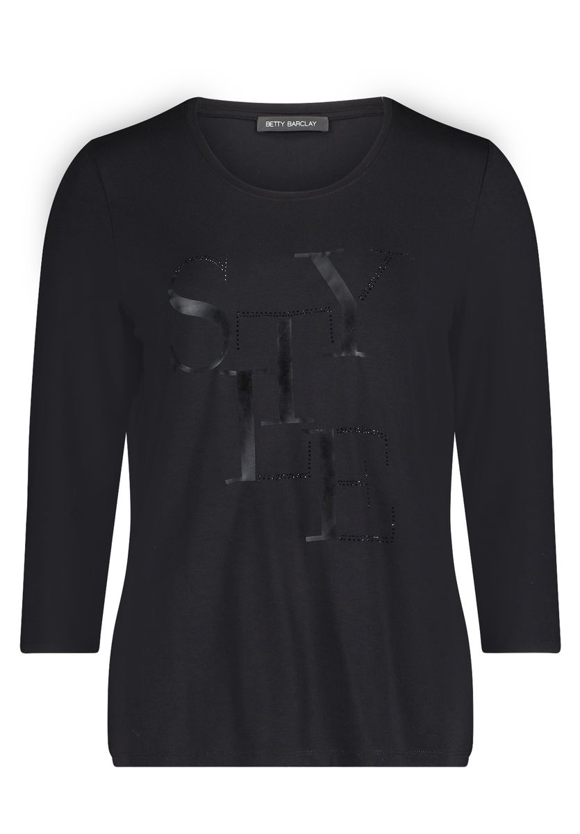 Elegantes Basic Shirt mit Dreiviertelärmeln