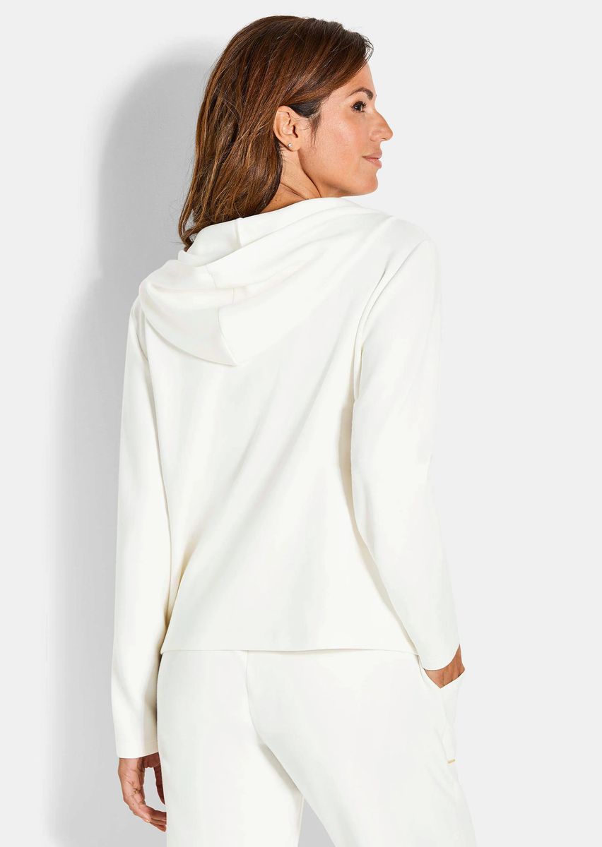 Weiches Modal-Sweatshirt mit Schmuckborte