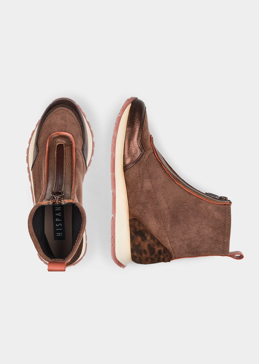 Urbaner Mix-Material Ankle Boot