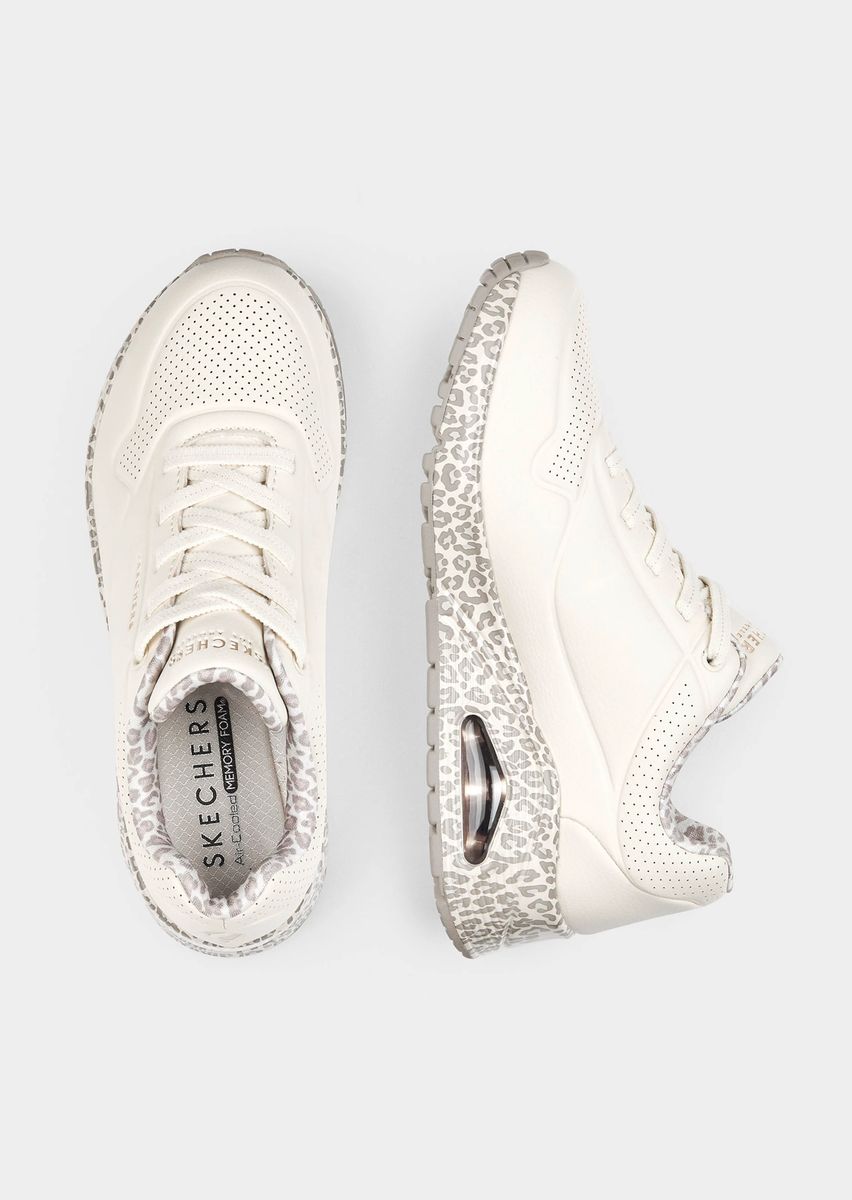 Keilsneaker mit Leoparden-Detail