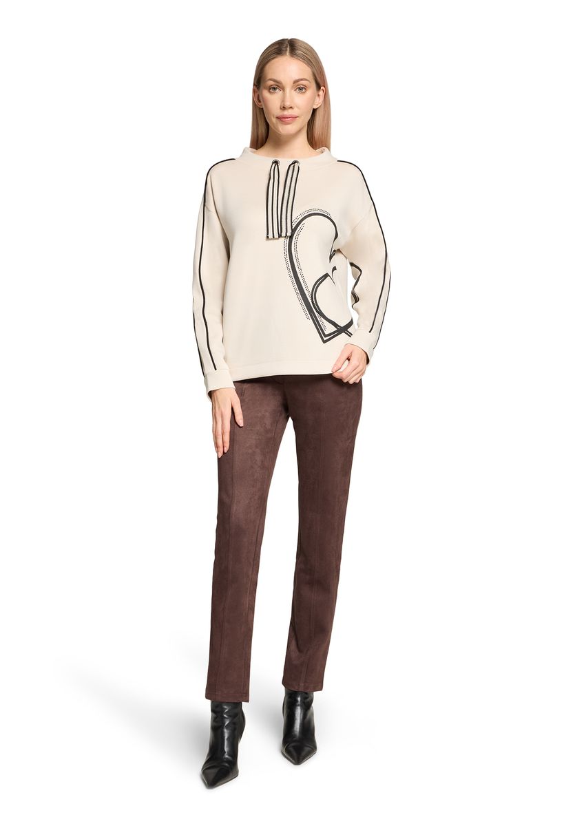 BETTY BARCLAY Sweatshirt, für Damen, weiß, 36