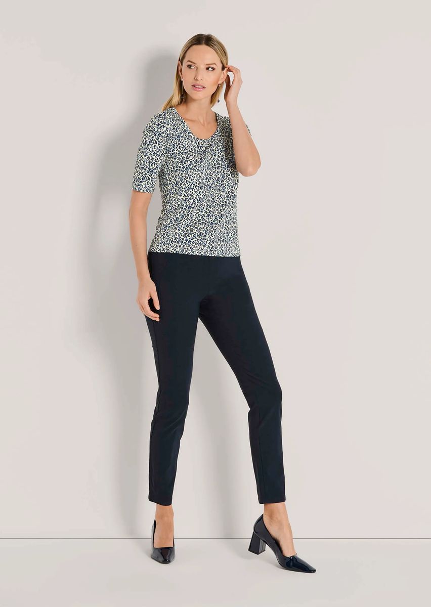Halbarmschirt mit Animalprint
