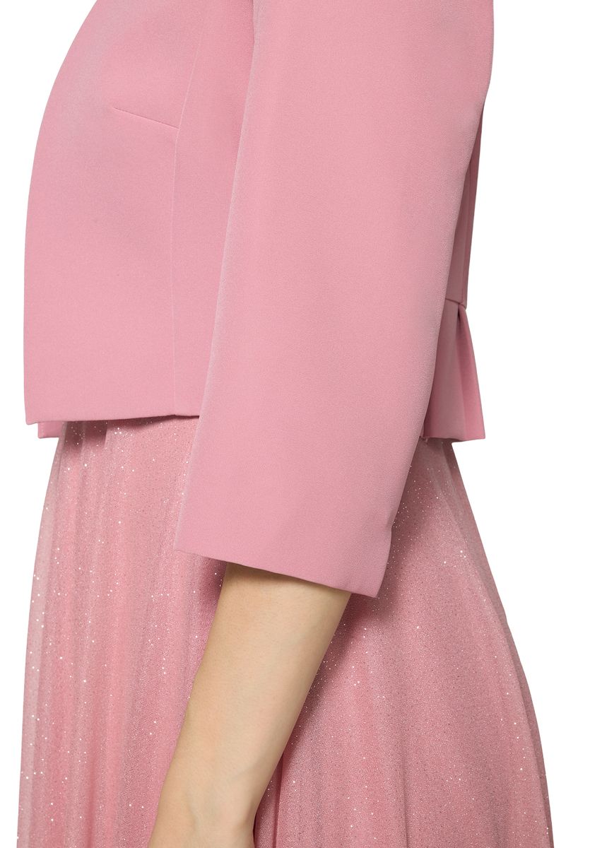 Kurze Bolero Jacke mit offener Vorderseite