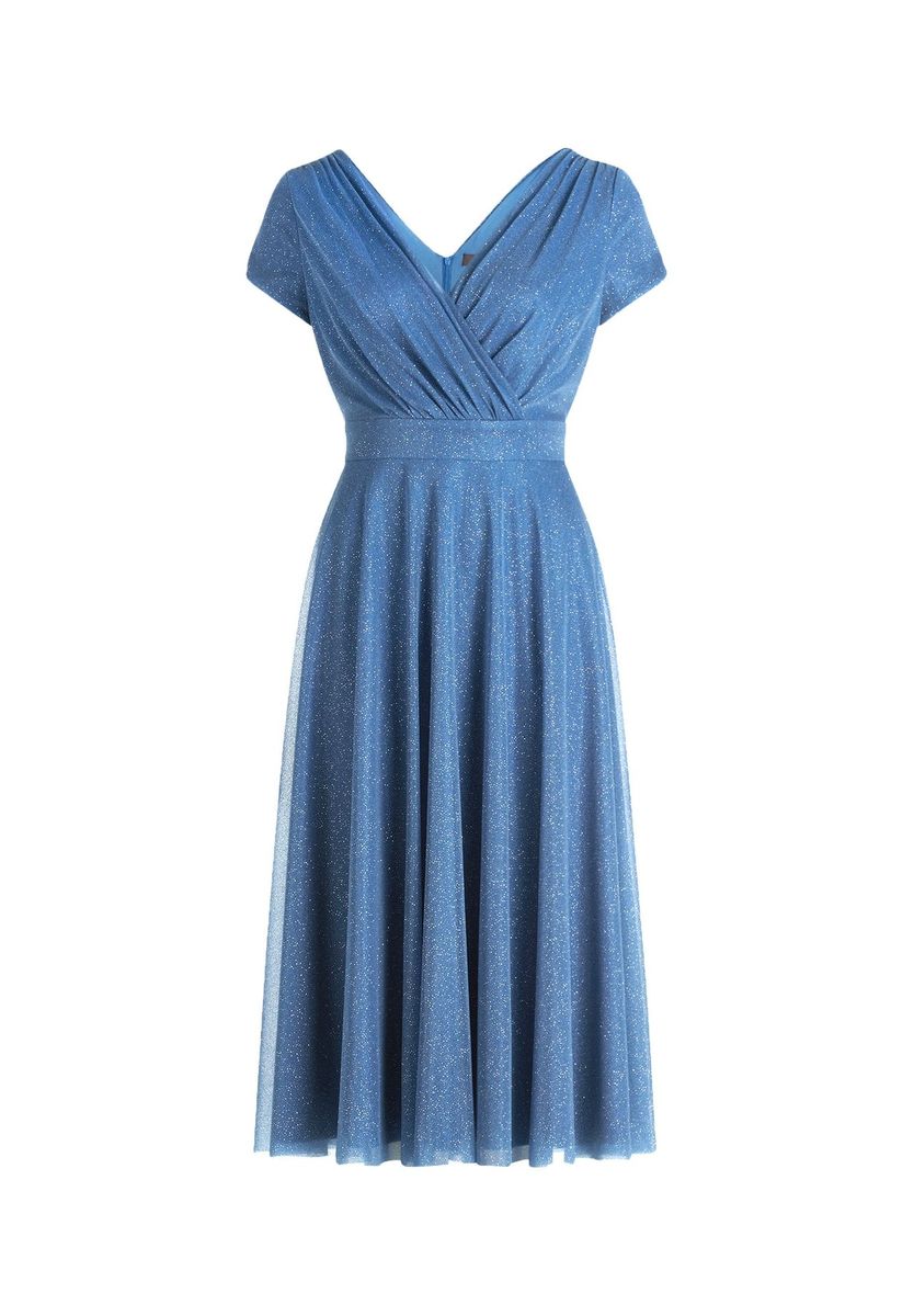 Elegantes glitzerndes Mesh-Partykleid