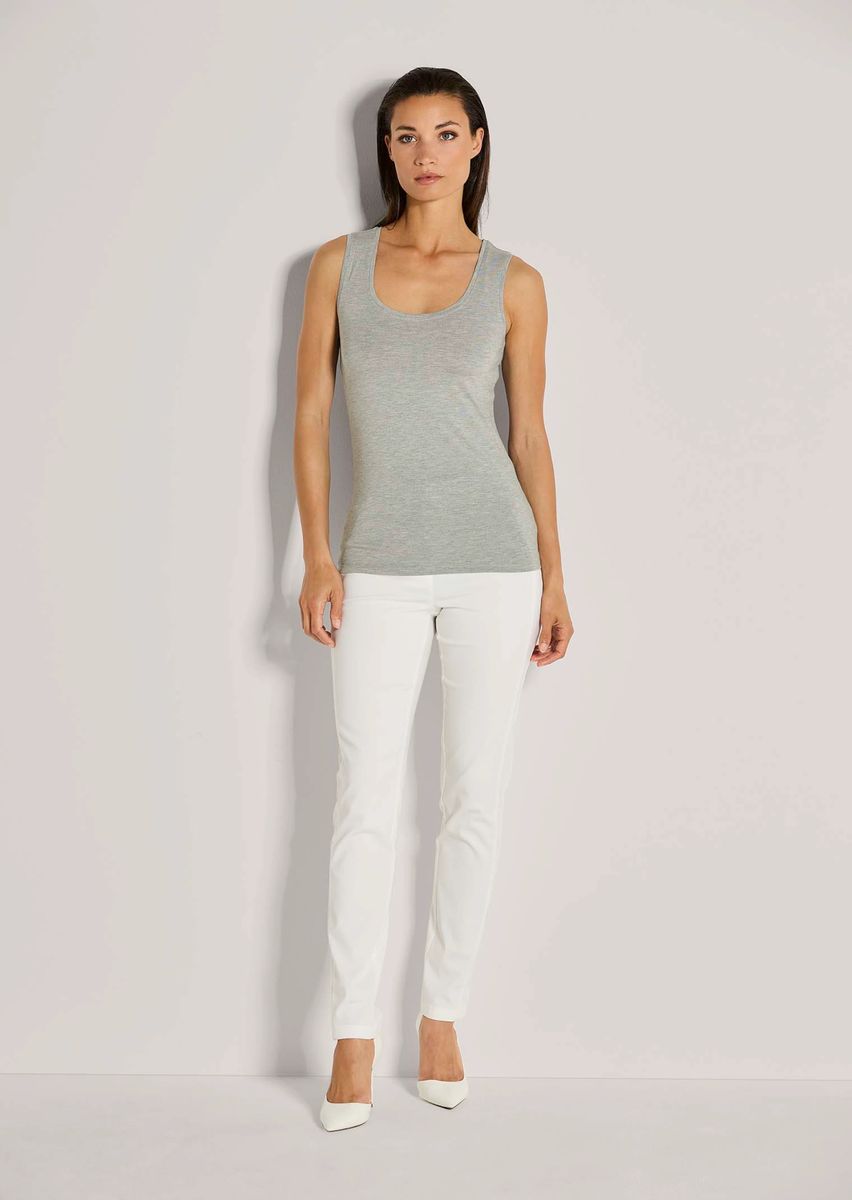 Essentielles Tanktop mit Rundhalsausschnitt