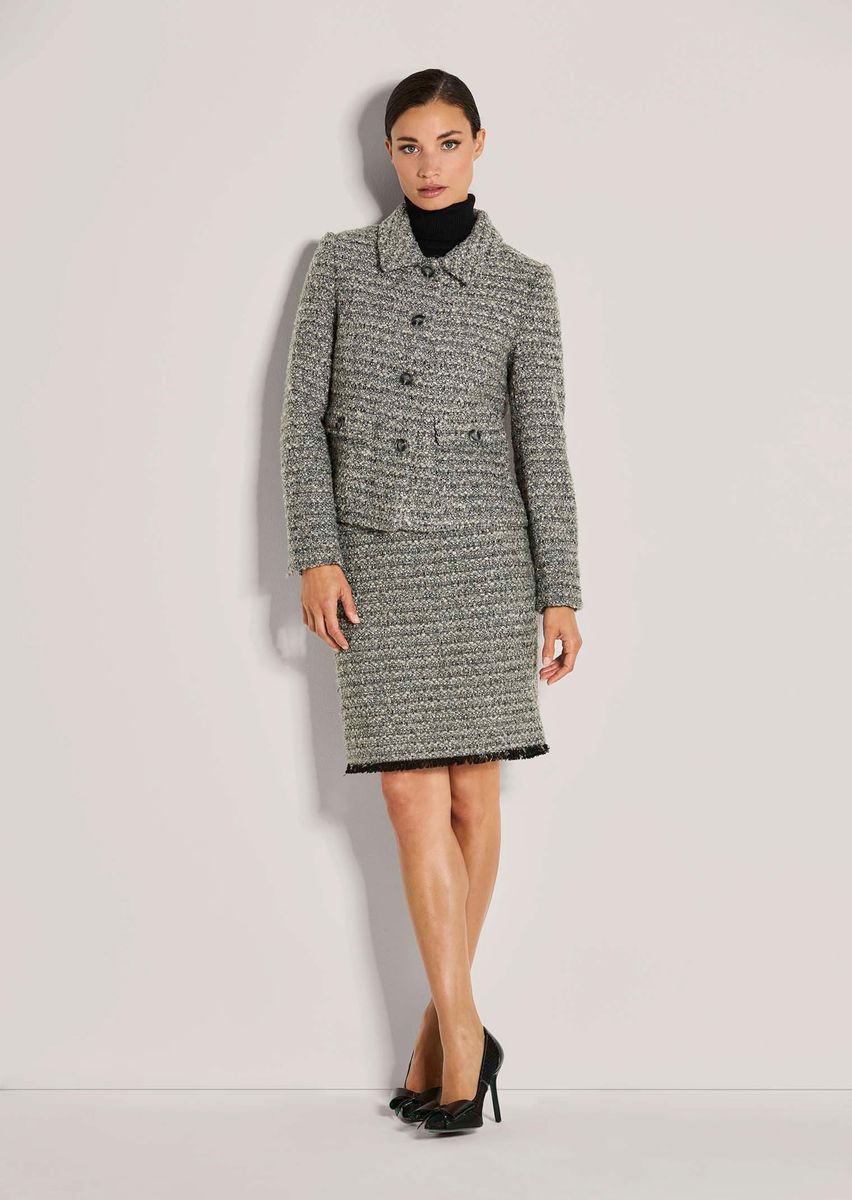 Eleganter Tweed-Kurzblazer