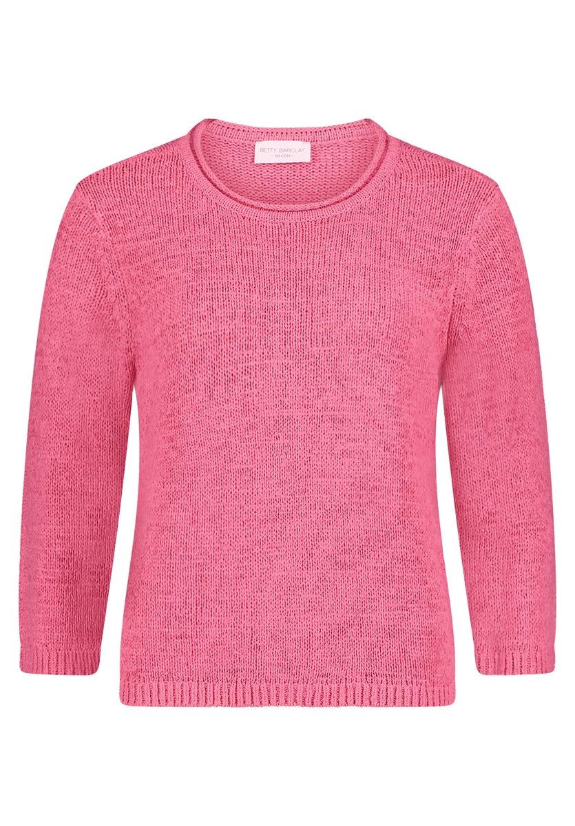 Klassischer Strickpullover mit Rundhalsausschnitt