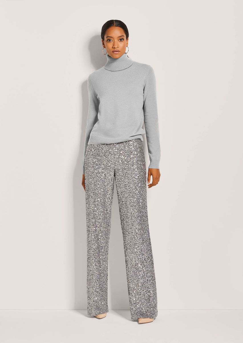 Eleganter Kaschmir-Rollkragenpullover