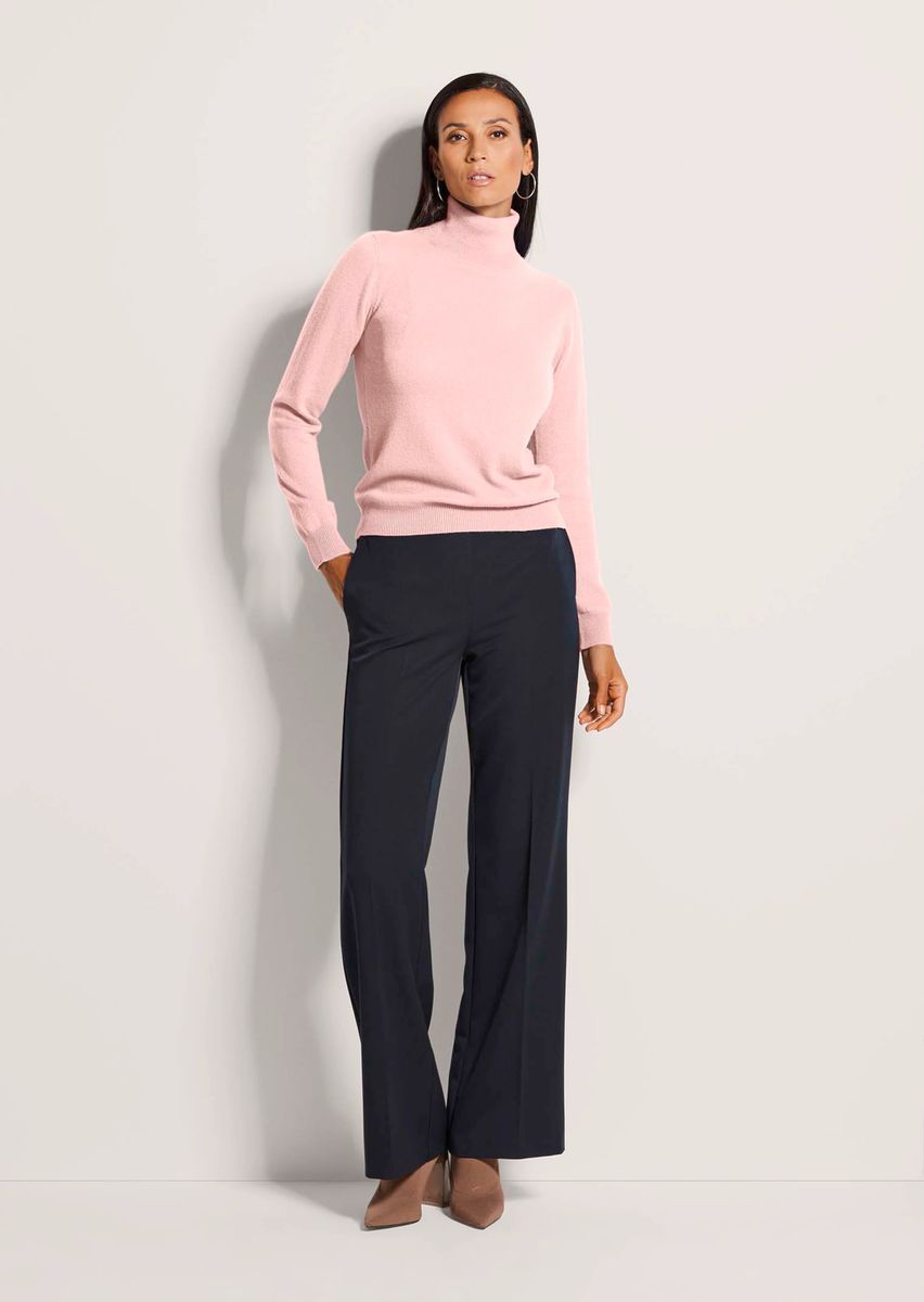 Kaschmirpullover mit Rollkragen