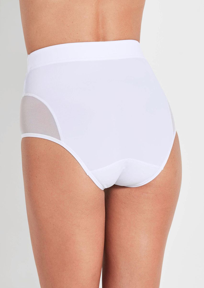 Hochtaillierte Miederhose mit Tüll