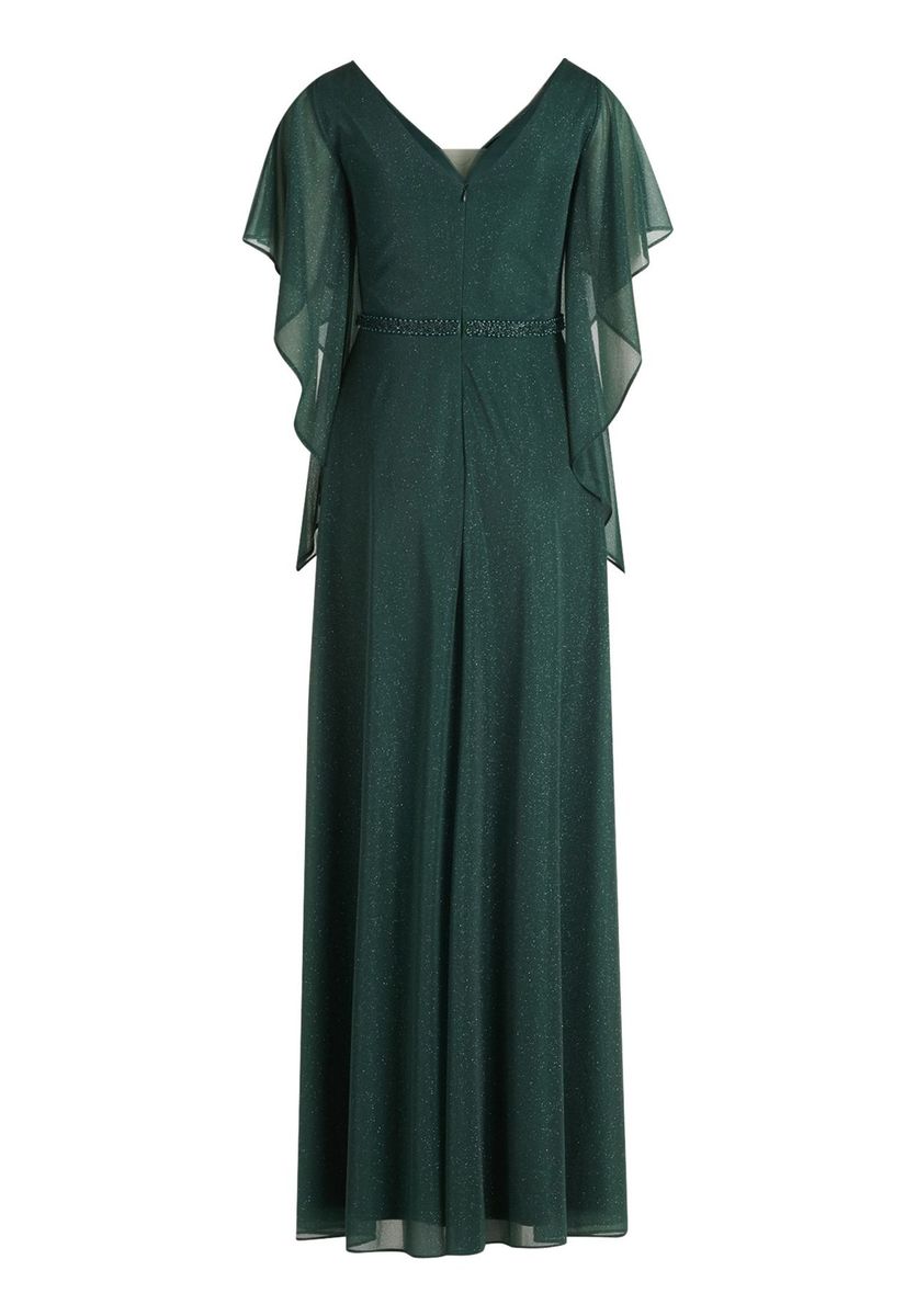Elegantes A-Linien Abendkleid mit Glitzer