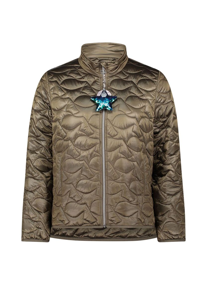 CARTOON Steppjacke, Stehkragen, für Damen, grün, 34