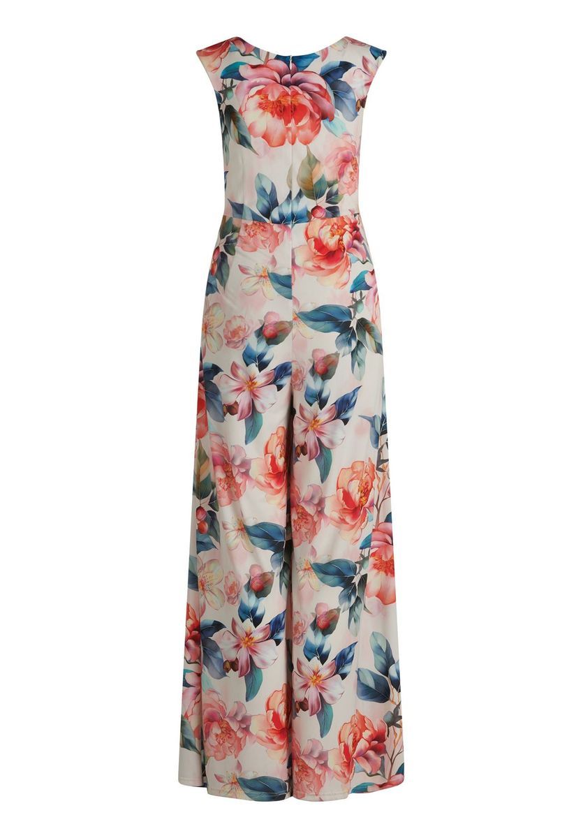 Eleganter Damen Jumpsuit mit Blumenmuster