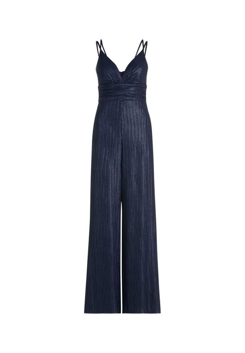 Eleganter Plissee-Jumpsuit mit weitem Bein