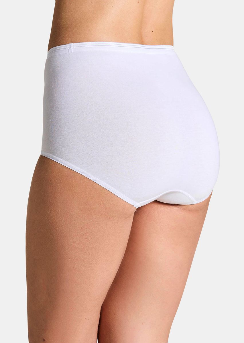 Hochgeschnittene nahtlose Baumwollslips