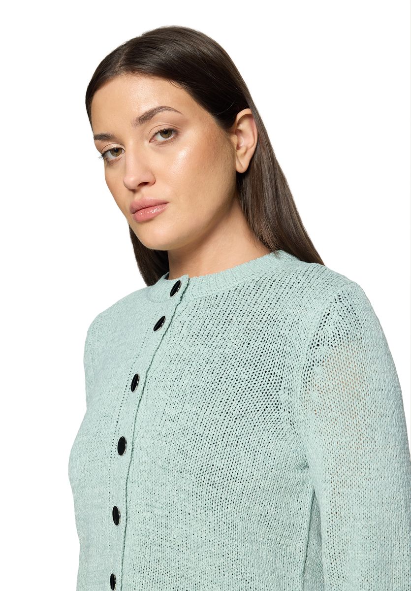 Klassische Strickjacke mit Taschen