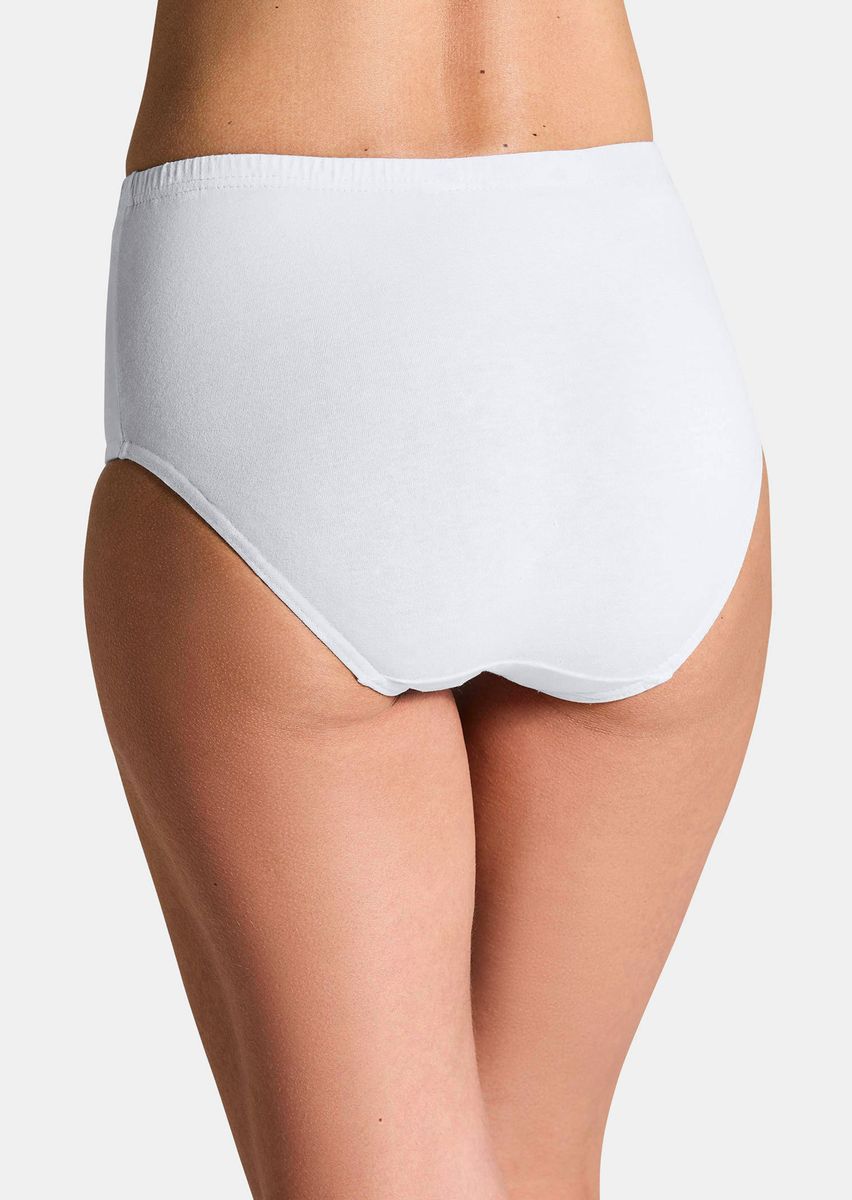 Weiche Baumwoll-Hüftslips mit hohem Bund