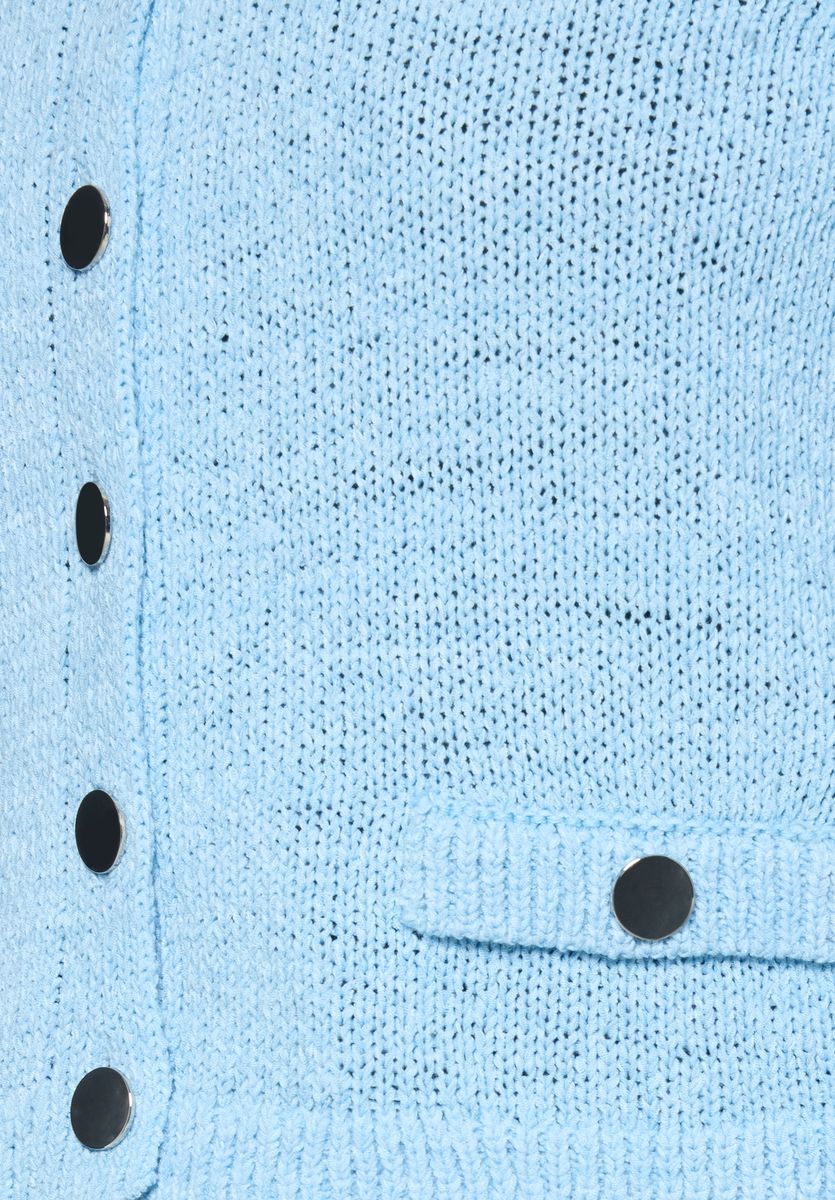 Strukturierter Strick-Cardigan mit Knöpfen