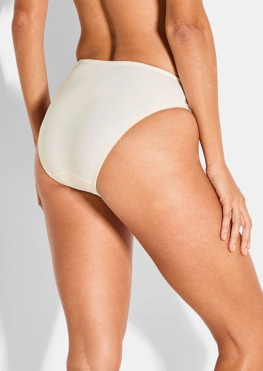 Hüftslip aus Spitze und Microtouch