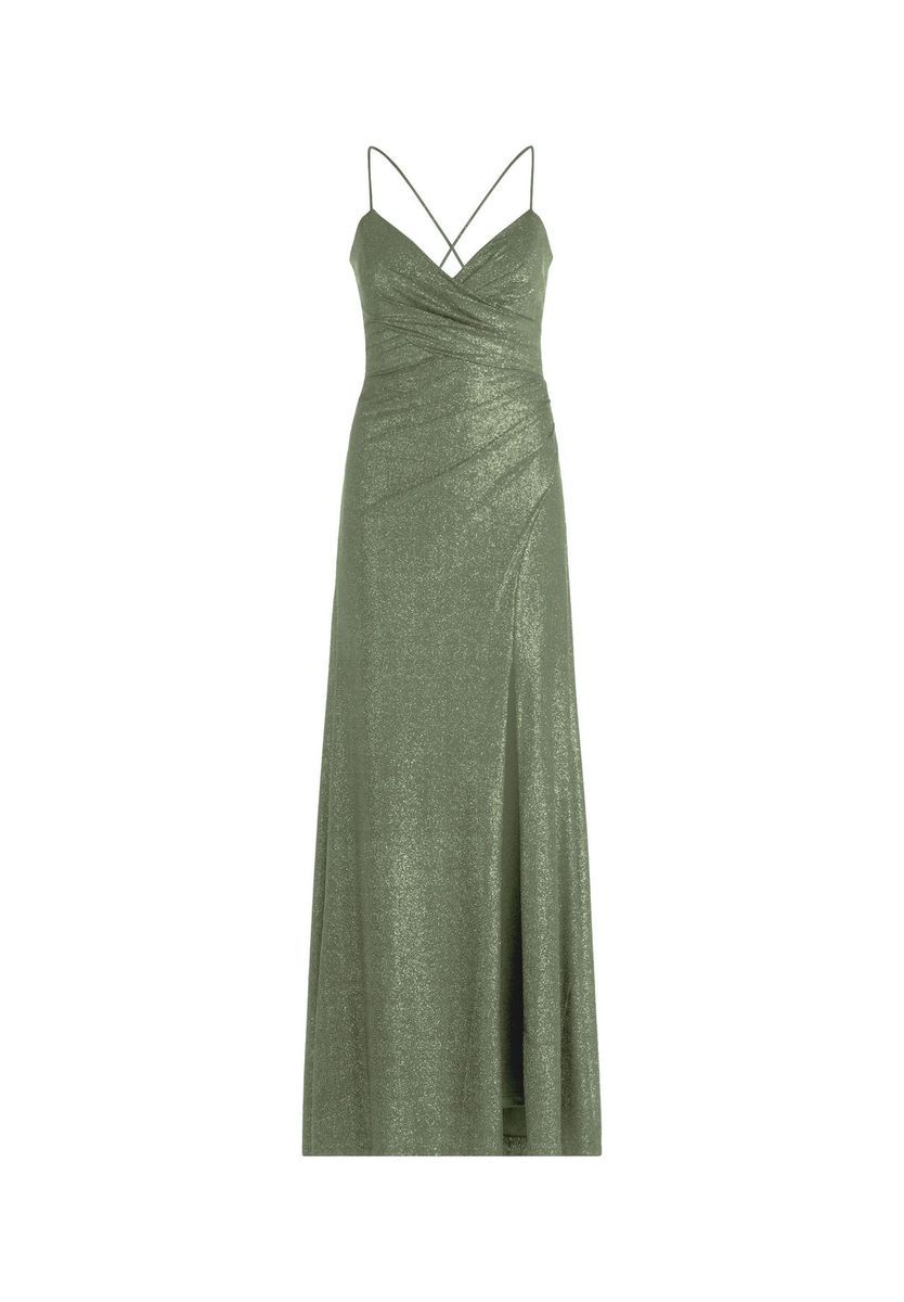 Elegantes schimmerndes Maxi-Abendkleid
