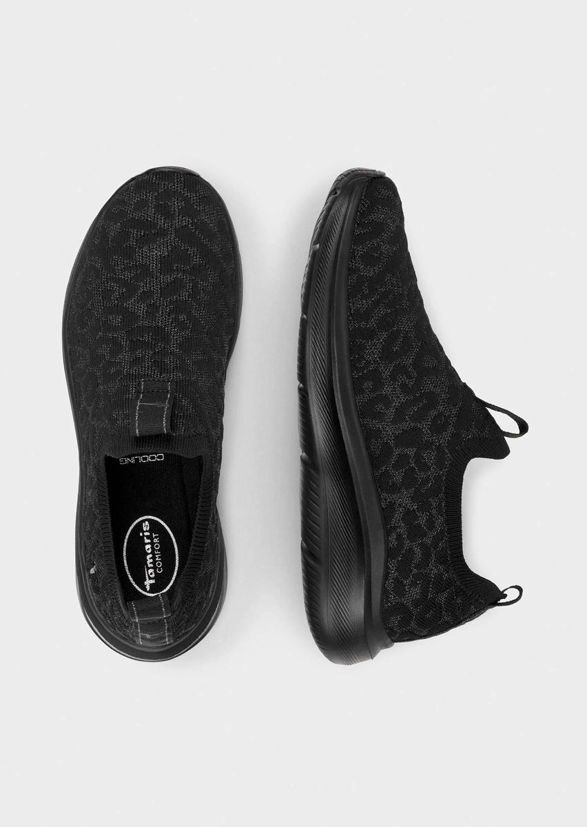 Schimmernde Slip-On Komfort Sneaker