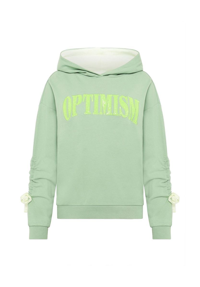Oversized Hoodie mit Optimismus-Grafikdruck