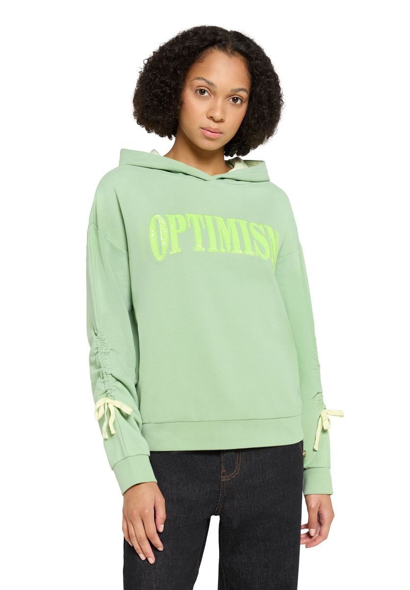 Oversized Hoodie mit Optimismus-Grafikdruck