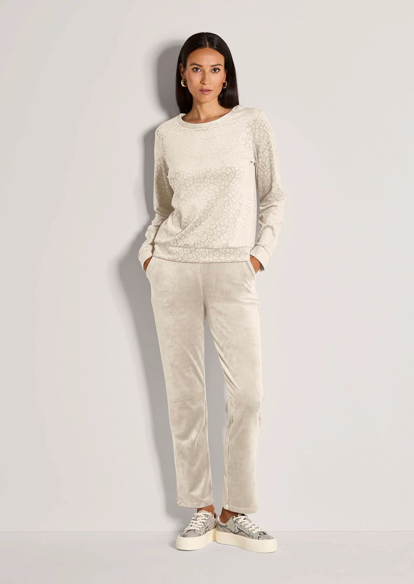 Sweatshirt mit geprägtem Animal-Print