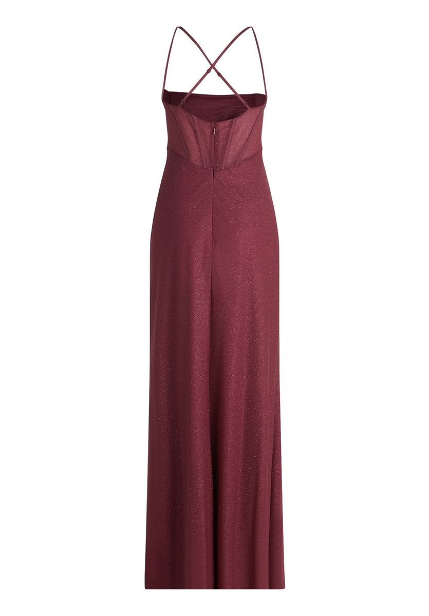 Glitzerndes Maxi-Abendkleid mit Trägern