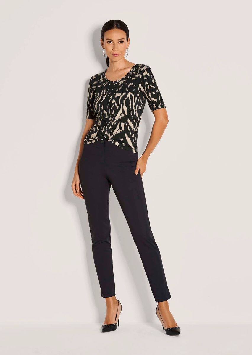 Shirt mit abstraktem Wildlife-Print