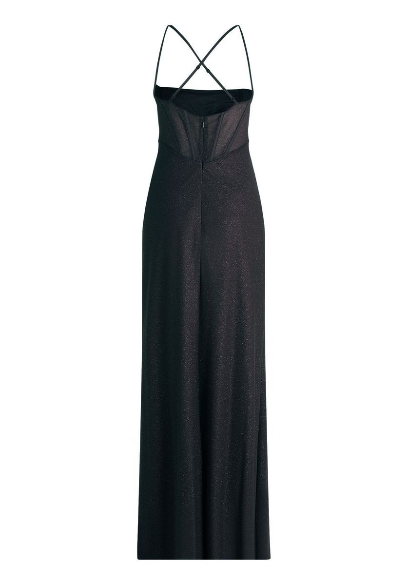 Elegantes Glitzer-Maxi-Abendkleid
