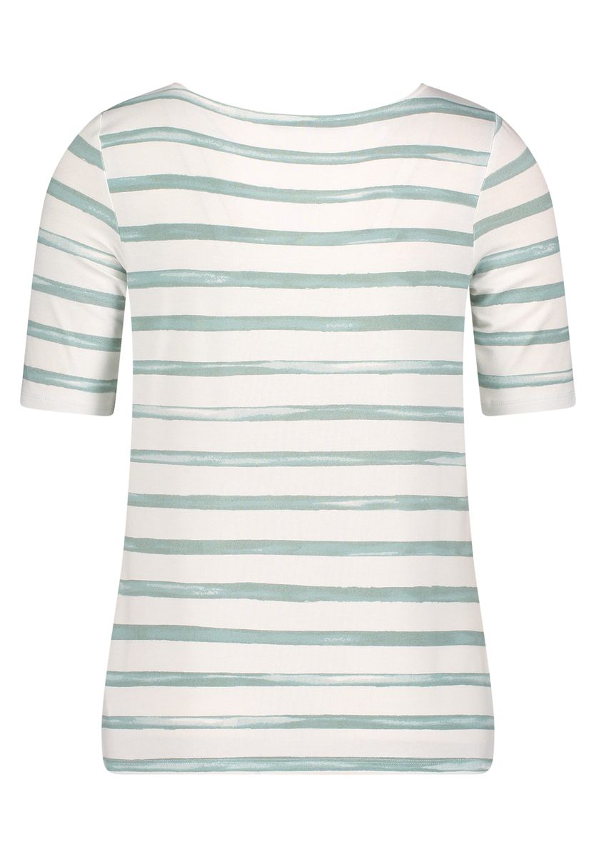 Gestreiftes Shirt mit funkelnden Steinen